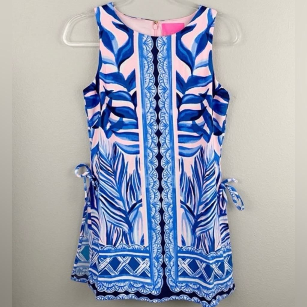 Lilly Pulitzer Donna Romper Pink Tropics Heat Wave